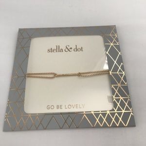 Stella&Dot Pave Wishing Bracelet - Gold